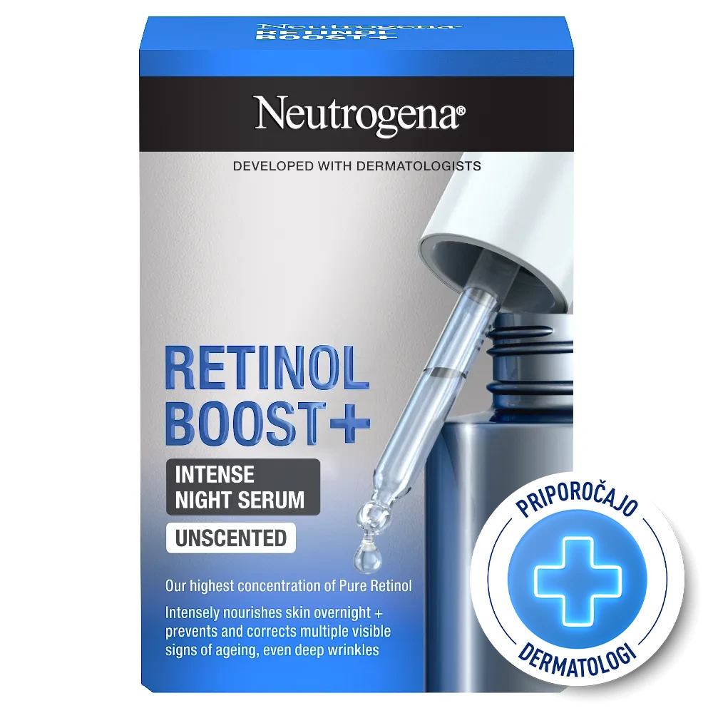 Neutrogena Retinol Boost+, intenzivni nočni serum (30 ml)